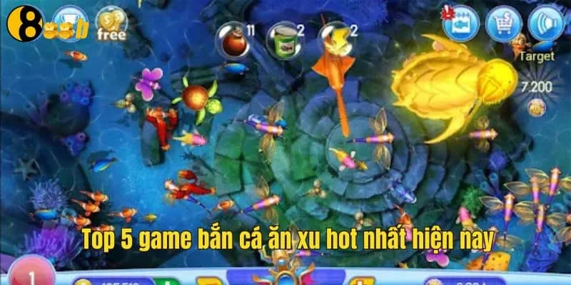 Top 5 game bắn cá ăn xu hot nhất hiện nay Top 5 game bắn cá ăn xu hot nhất hiện nay