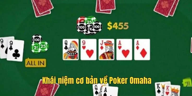 Khái niệm cơ bản về Poker Omaha
