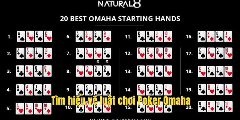 Tìm hiểu về luật chơi Poker Omaha